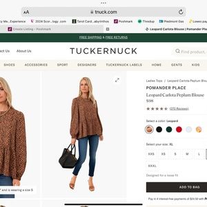 Tuckernuck Carlotta Peplum Blouse